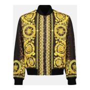 Reversible Leopard Print Bomber Jacket