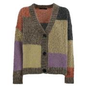 Mohair Patchwork Cardigan