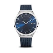 Herreur Ultra Slim 40 mm 3 ATM Safirglas Slim Design Milanese Armbånd 18740-307