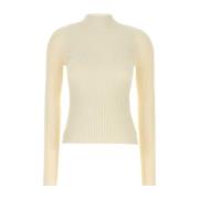 Ivory Bomuld Blend Sweater