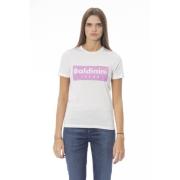 Moderne T-shirt med frontprint