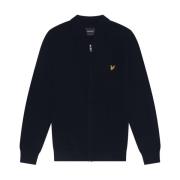 Strikvarer Lambswool Blandet Strikket Bomber