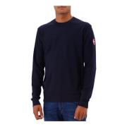 Navy Uld Crew Neck Sweater