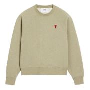 Casual Beige Bomuld Sweatshirt