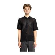 Logo Mesh Button-Up Skjorte