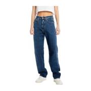 Vintage Straight Denim Jeans