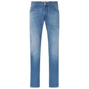 Slim Fit Vasket Bomuld Jeans