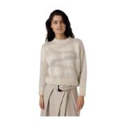 Alpaca Uld Blanding Lurex Sweater