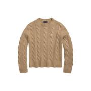 Twistet uld og cashmere sweater