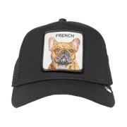 Fransk Frenchie Bulldog Kasket Klassisk Stil