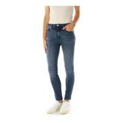 Mid Waist Skinny Fit Jeans