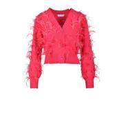 Choker Pink Cardigan til Kvinder