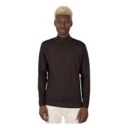 Merinos Ekstrafin Uld Brun Sweater