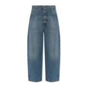 Højtaljede jeans