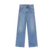 Lys Blå 5-Lomme NEREA 9100 Jeans