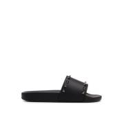 Sorte Slides med Tone Studs