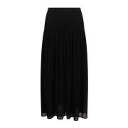 Flared Midi Nederdel