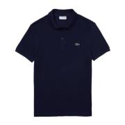 Slim Fit Piqué Polo Shirt Navy