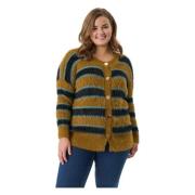 Stribet Oversize Cardigan