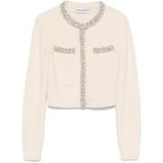 Krystalpyntet Beige Cardigan