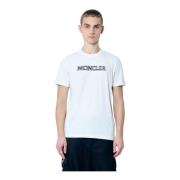 Bomuld Jersey Logo Print T-Shirt