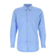 Cerulean Blue Poplin Skjorte