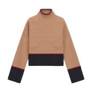 Højhalset sweater