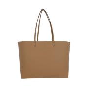 Elegant Tote Taske i Lys Brun