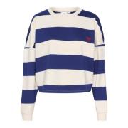 Midnight Sail Sweatshirt med broderet detalje