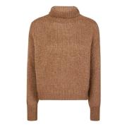 Bordeaux Alpaca Sweater Dolcevita Style