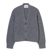 Blød Alpaca Uld Blandings Cardigan