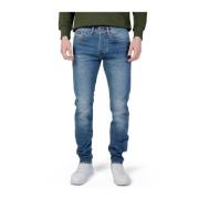 Slim bomuld jeans med elastan