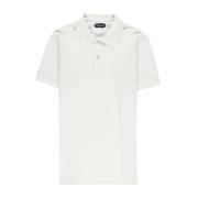 Kortærmet Strikket Polo Shirt