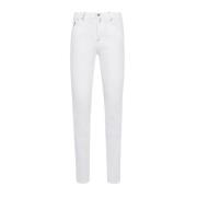 Hvide Slim Fit Bomuldsjeans