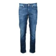 Klassiske jeans med Elastomultiester-blanding