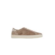 Suede Low-Top Sneakers med Logo