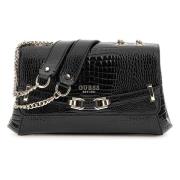 Elegant Croc-Look Skuldertaske