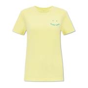 T-shirt med broderet logo