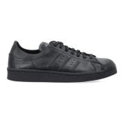 Sorte Superstar Sneakers med Premium Læder