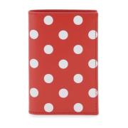 Polka-Dot Læder Bifold Pung