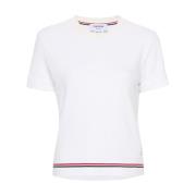 Hvide T-shirts og Polos med RWB Stribe