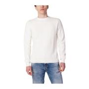 Creme Bomuld Jersey T-Shirt Herre