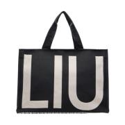 Sort Jacquard Monogram Tote Taske