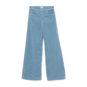 Blå Flare Corduroy Jeans