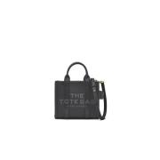 Læder Crossbody Tote Taske