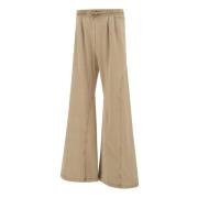 Beige Bomuld Jogger Bukser