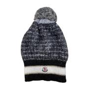 Sort Uldblanding Beanie Hat