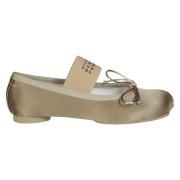 Square Toe Ballerina med stropbue