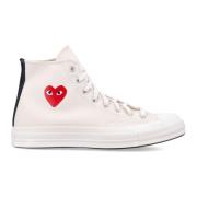 Hvide Heart Hi-Top Sneakers