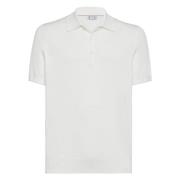 Hvid Polo Shirt Klassisk Stil